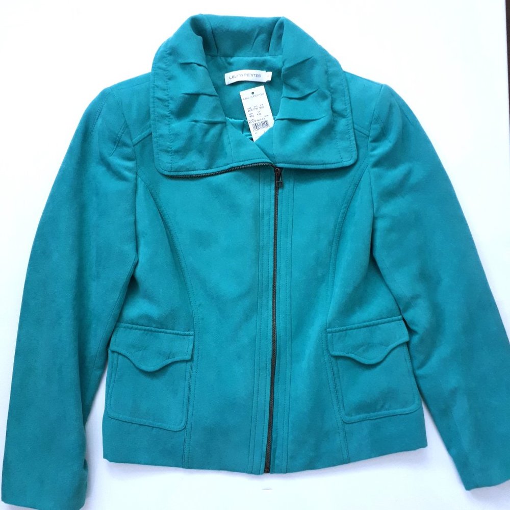 Laura Turquoise Jacket NWT Retail $145